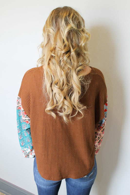 A Hint Of Floral Top