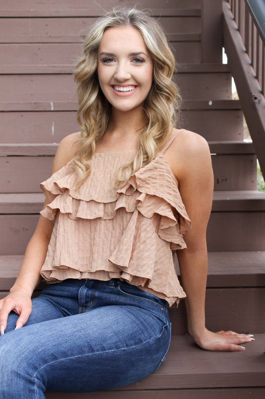 Don't Ruffle My Feathers Top