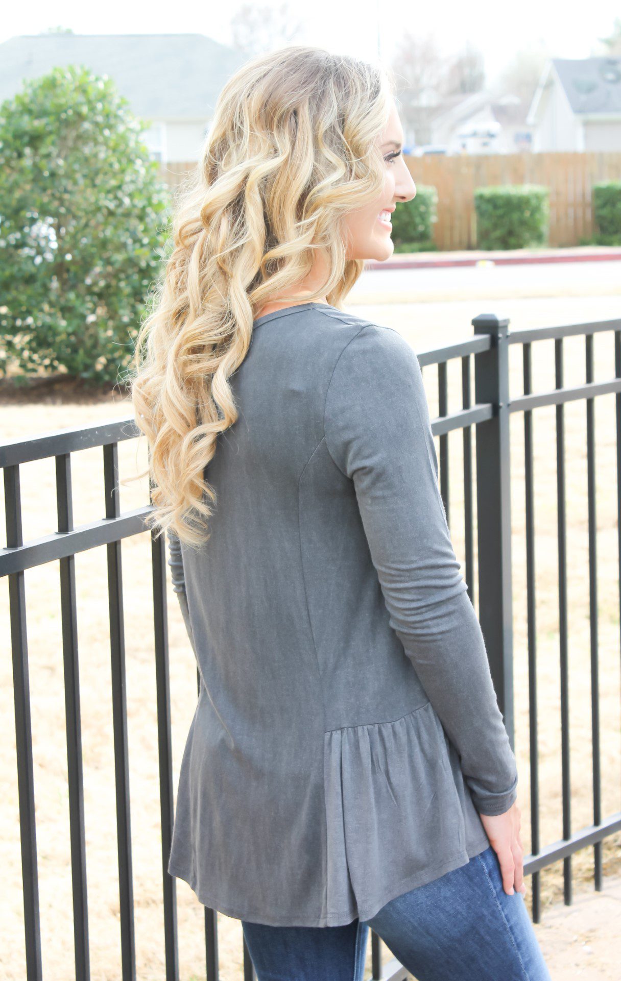 Casually Grey Long Sleeve