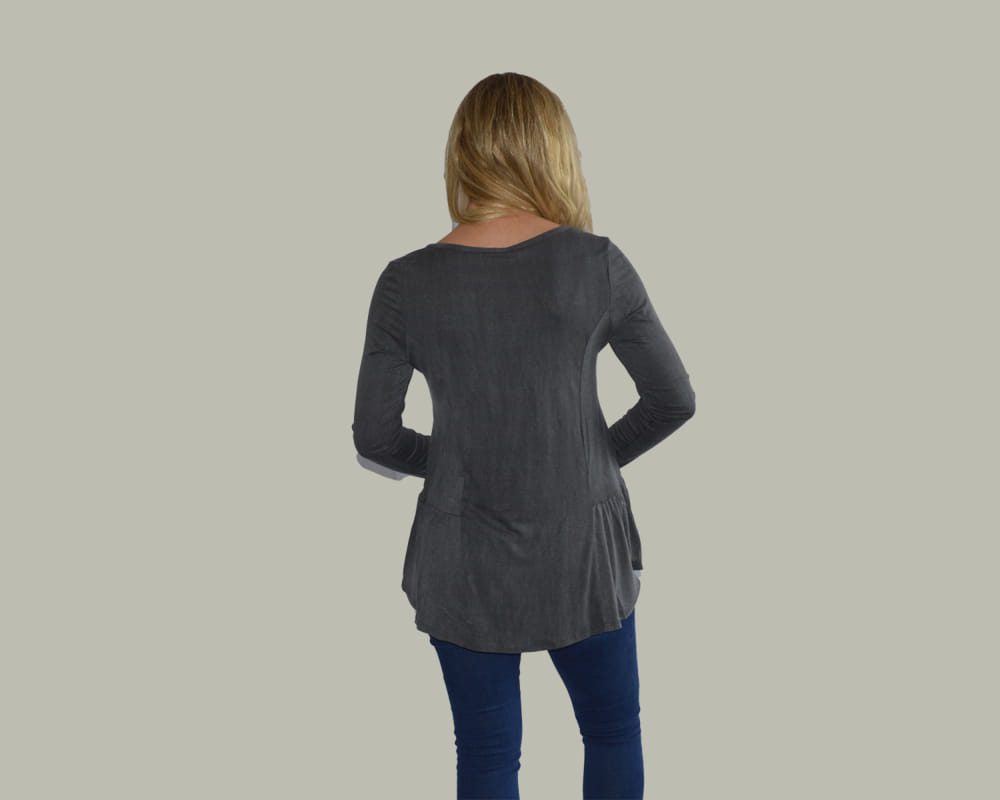 Casually Grey Long Sleeve