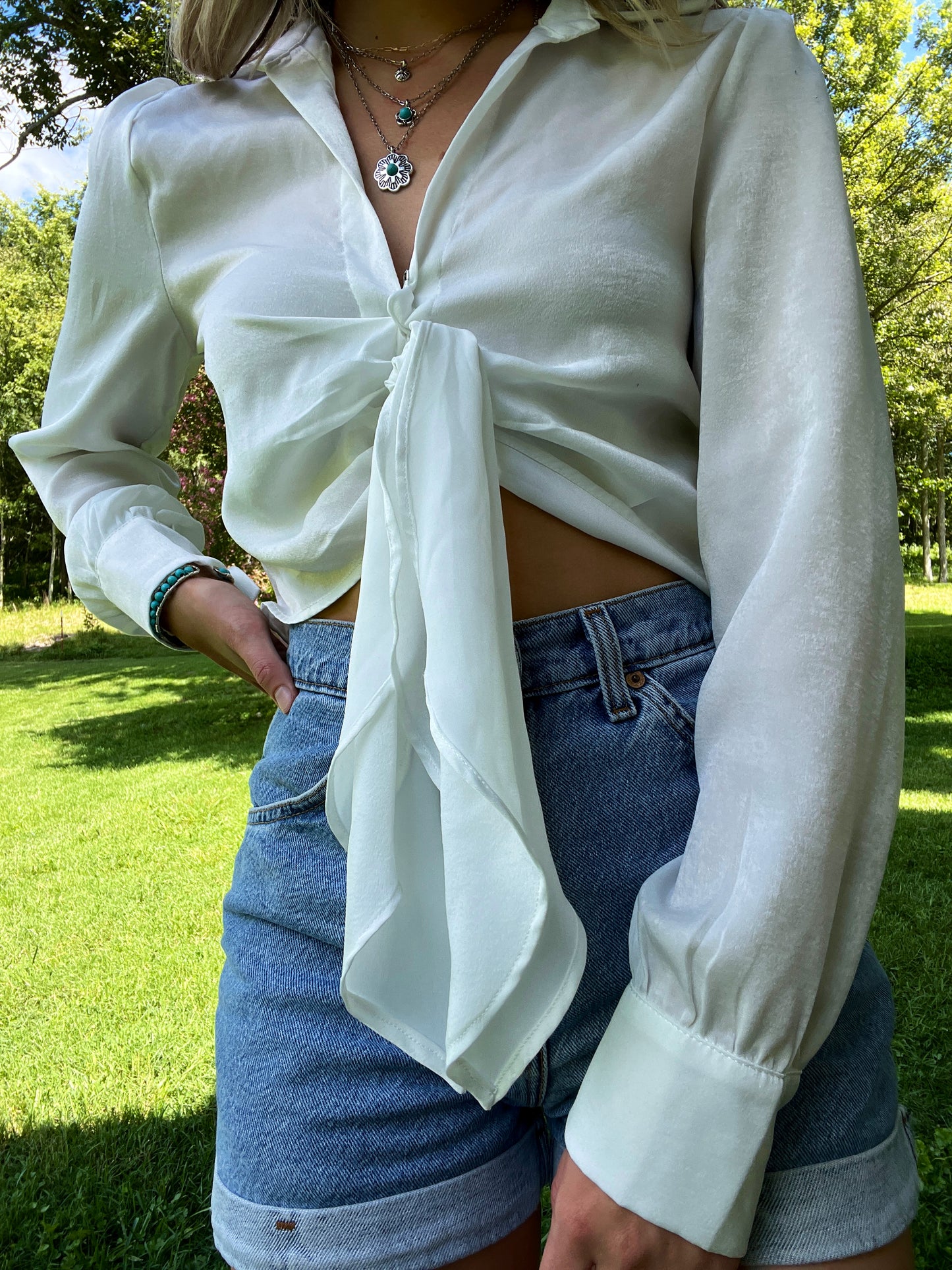 Were You Talking To Me Top- WHITE