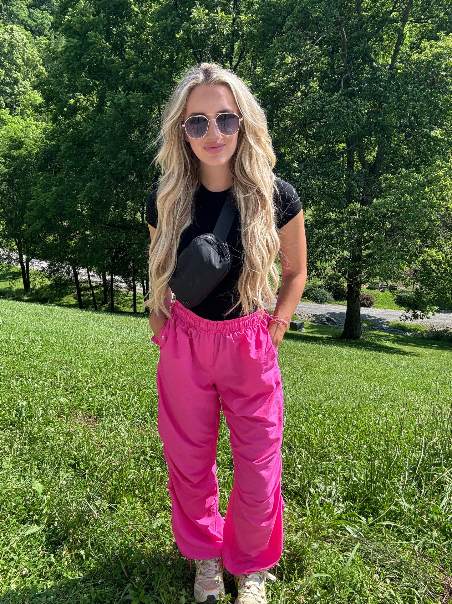 Retro Joggers Pink