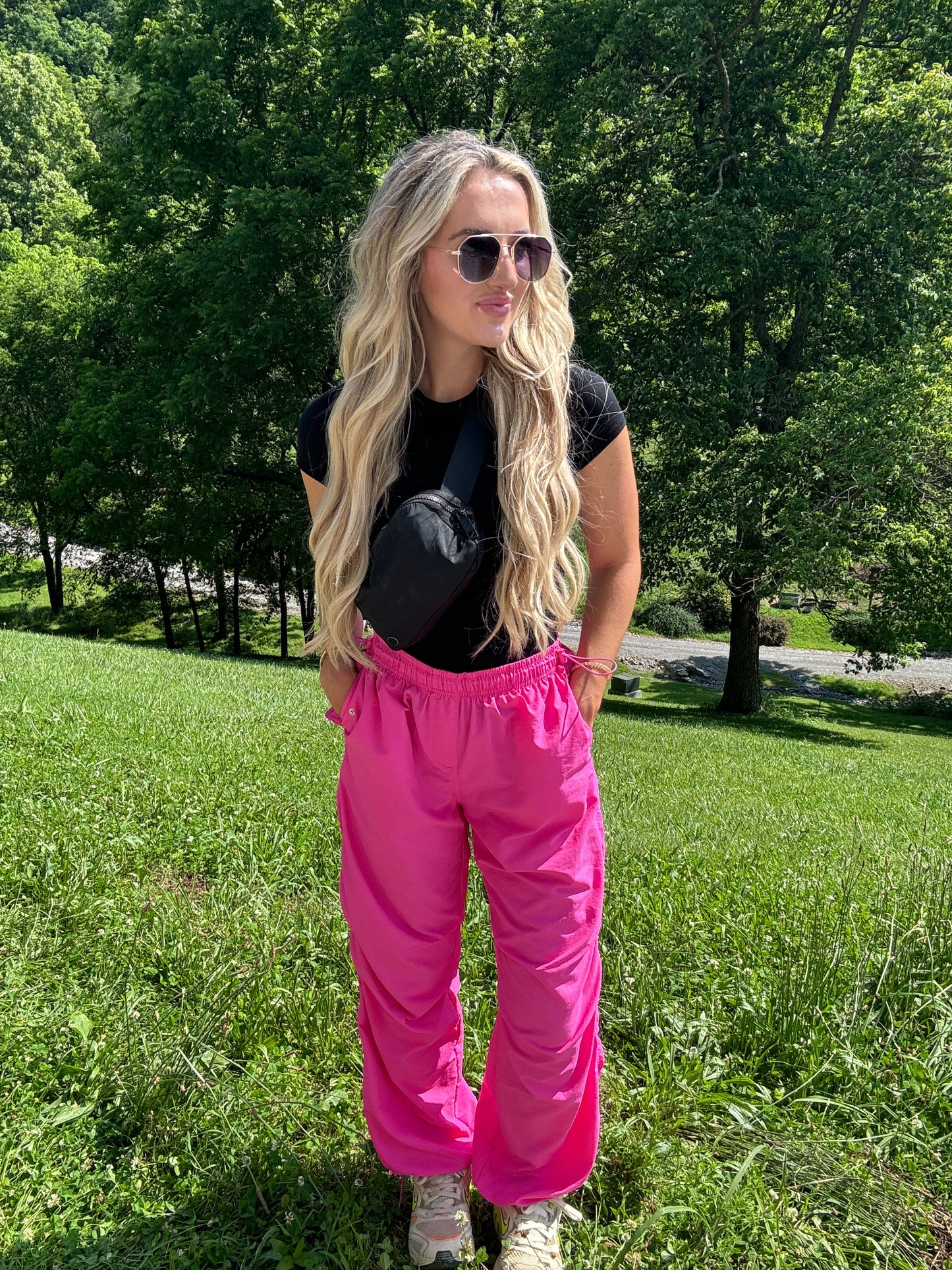 Retro Joggers Pink