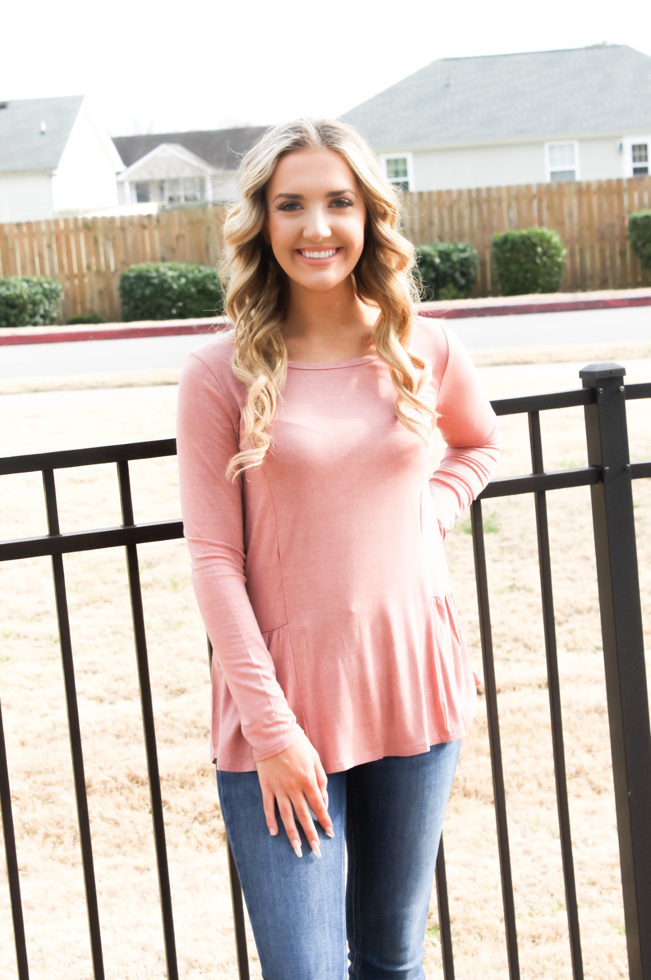 Pretty in Pink Long Sleeve Top