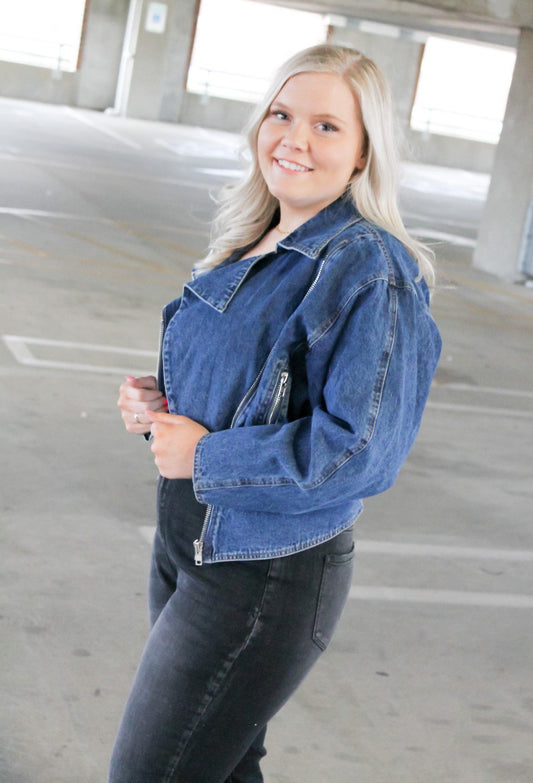 Biker Babe Denim Jacket